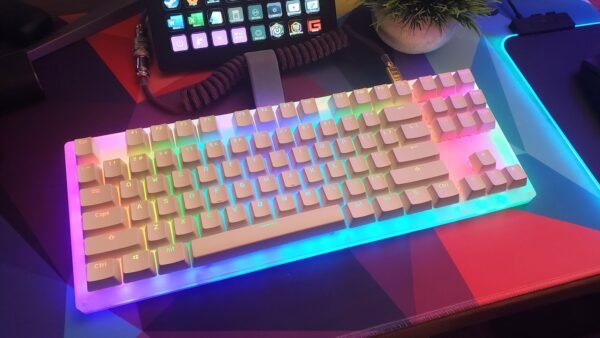 Womier K87 Cosmic Edition 75% Keyboard, 87 Keys Gaming Keyboard, Hot Swappable TKL Mechanical Keyboard, RGB Keyboard for PC MAC PS4 Xbox Laptop, Womier Sky Switches - Image 7